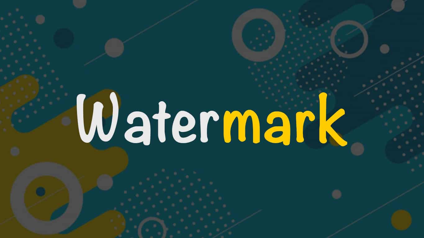 Pengertian Watermark